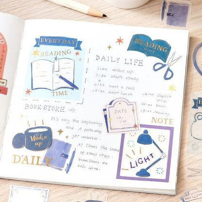 BGM Tracing Paper Flake Stickers - Bookstore - Default Title by Techo Treats Stationery