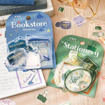 BGM Tracing Paper Flake Stickers - Bookstore - Default Title by Techo Treats Stationery