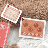 BGM Tracing Paper Flake Stickers - Scandinavian Knitting (Red) - Default Title by Techo Treats Stationery
