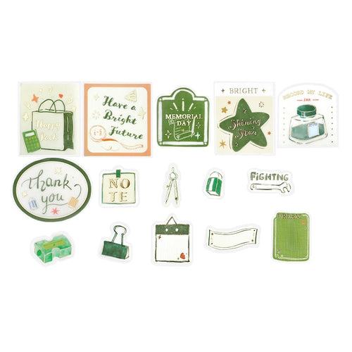 BGM Tracing Paper Flake Stickers - Stationery - Default Title by Techo Treats Stationery