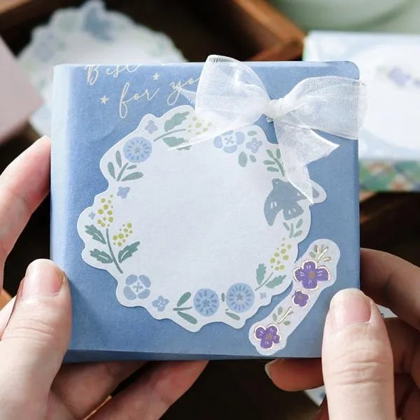 BGM Writable Memo Stickers - Blue - Default Title by Techo Treats Stationery