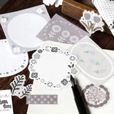 BGM Writable Memo Stickers - Gray - Default Title by Techo Treats Stationery