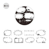 BGM Writable Roll Sticker - Sketches - Default Title by Techo Treats Stationery