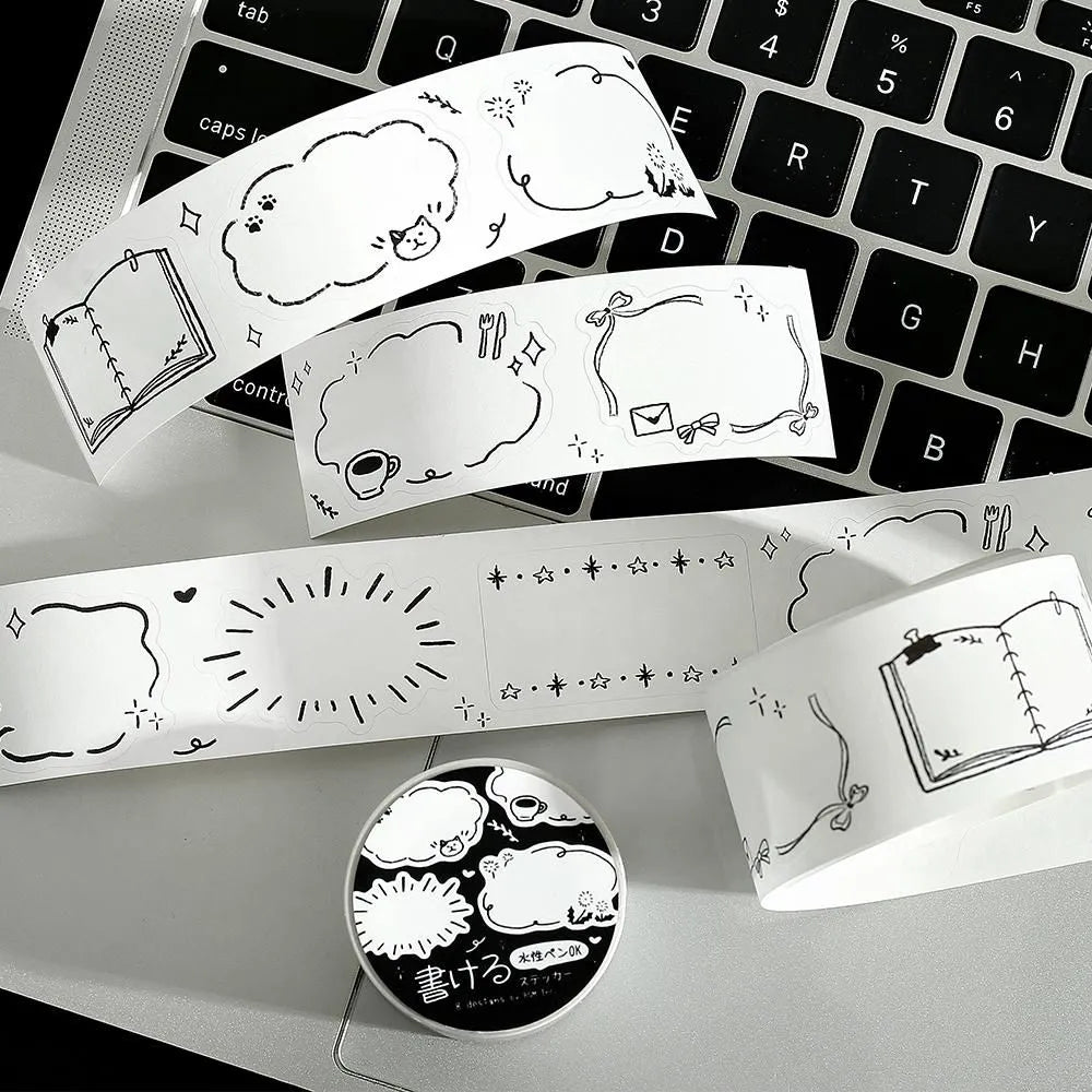 BGM Writable Roll Sticker - Sketches