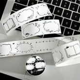 BGM Writable Roll Sticker - Sketches - Default Title by Techo Treats Stationery