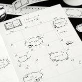 BGM Writable Roll Sticker - Sketches - Default Title by Techo Treats Stationery