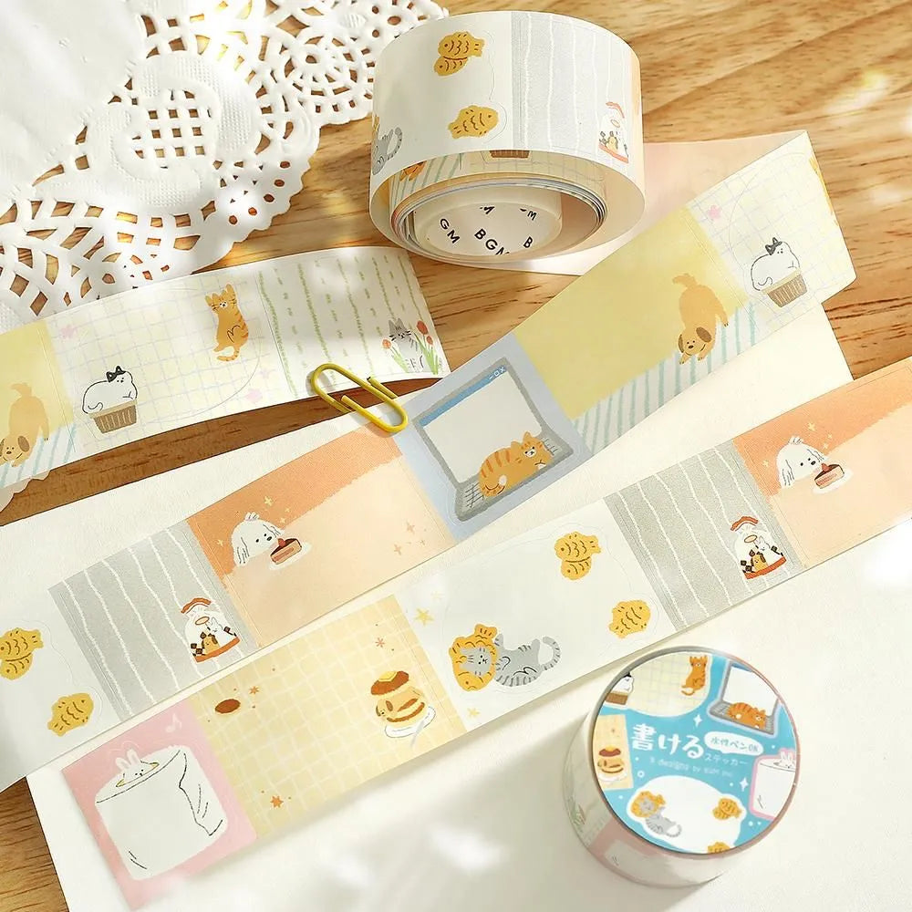 BGM Writable Roll Sticker - Warm Weather