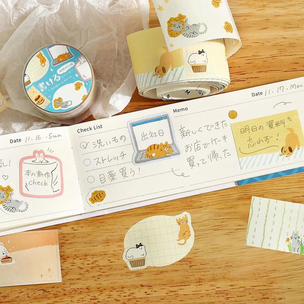 BGM Writable Roll Sticker - Warm Weather - Default Title by Techo Treats Stationery