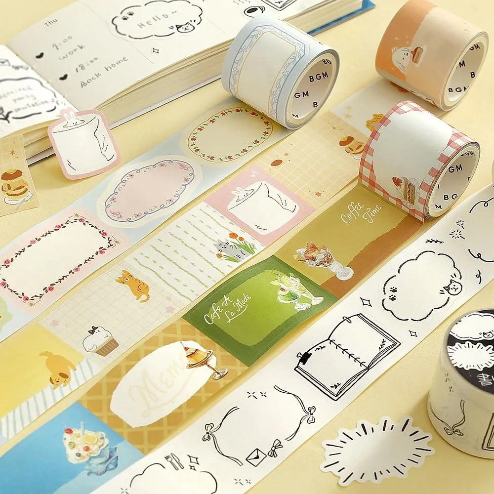 BGM Writable Roll Sticker - Warm Weather - Default Title by Techo Treats Stationery