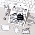 BGM YURUKU IKO-YO Mixed Flake Seal - Cute Meow - Default Title by Techo Treats Stationery