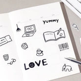 BGM YURUKU IKO-YO Mixed Flake Seal - Life Goods - Default Title by Techo Treats Stationery