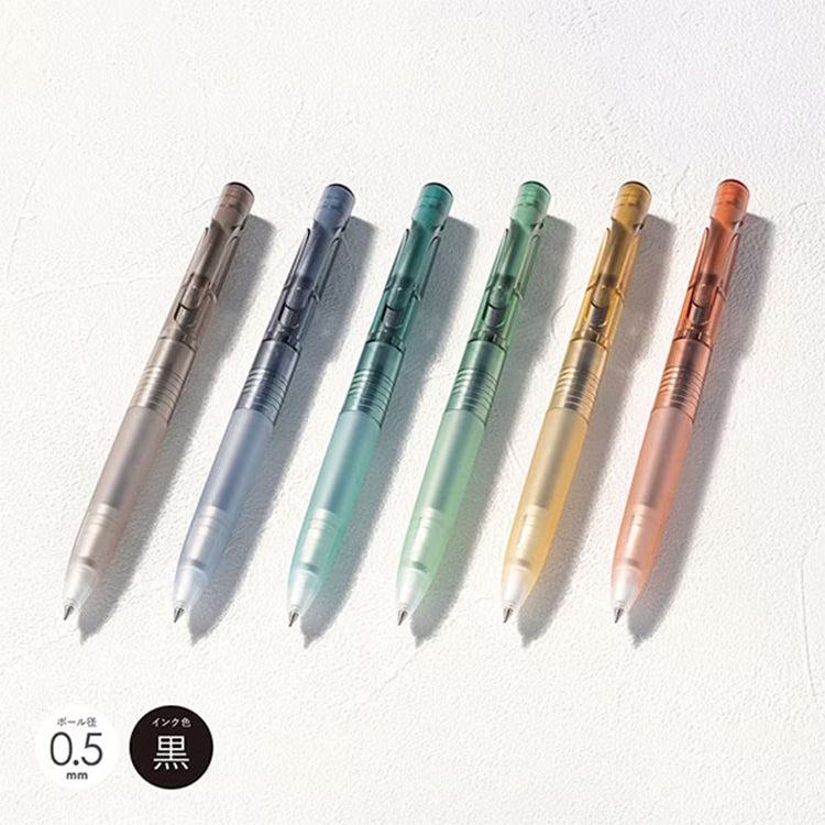 Blen Find Mechanism Vol. 2 Clear Ballpoint Pen 0.5mm (6 colors) - Techo Treats