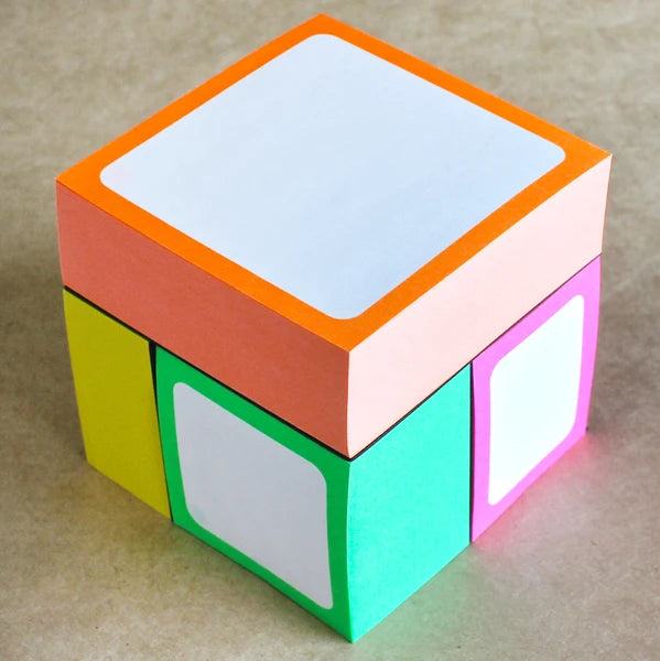 Block Memo - Neon - Marumo Printing - Default Title by Techo Treats Stationery