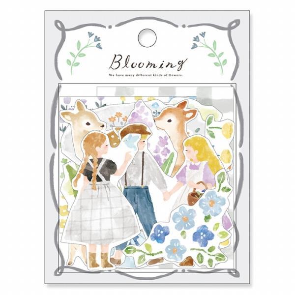 Blooming Flake Sticker - Gray - Techo Treats