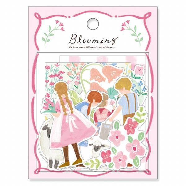 Blooming Flake Sticker - Pink - Techo Treats