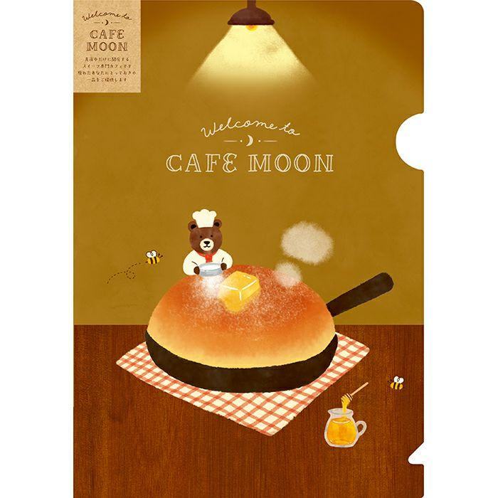 Cafe Moon A5 Clear Folder - Pancake - Furukawa Shiko - Default Title by Techo Treats Stationery