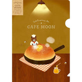 Cafe Moon A5 Clear Folder - Pancake - Furukawa Shiko - Default Title by Techo Treats Stationery