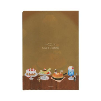 Cafe Moon A5 Clear Folder - Pancake - Furukawa Shiko - Default Title by Techo Treats Stationery