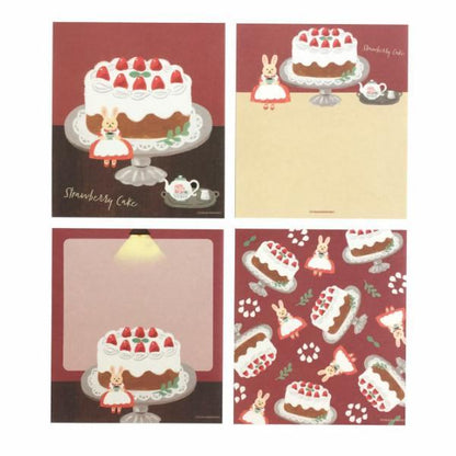 Cafe Moon Memo Pad - Cake - Techo Treats