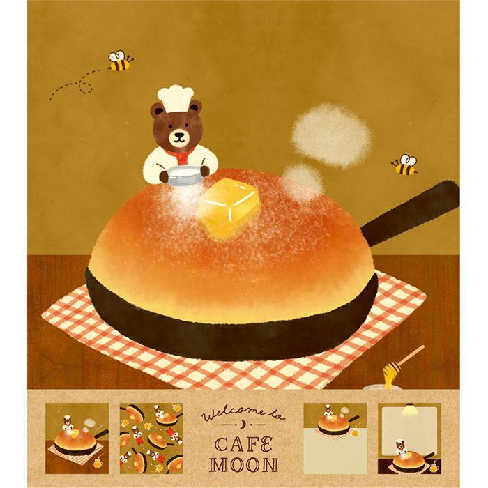 Cafe Moon Memo Pad - Pancake - Furukawa Shiko - Default Title by Techo Treats Stationery
