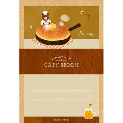 Cafe Moon Mini Letter Set - Pancake - Furukawa Shiko - Default Title by Techo Treats Stationery