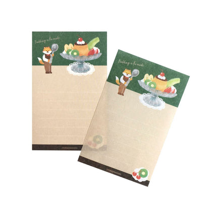 Cafe Moon Mini Letter Set - Pudding - Furukawa Shiko - Default Title by Techo Treats Stationery