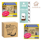 Cat Bundle (3) - Animal Series Stationery Bundle - Techo Treats