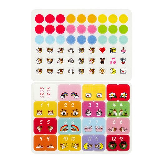 2025 Custom Diary Stickers - A6 Size - COCO and Wondrous Gang - Techo Treats