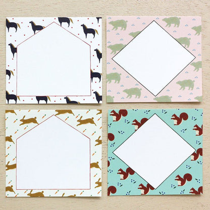 chihiro yasuhara Block Memo - ANIMAL - cozyca products - Default Title by Techo Treats Stationery