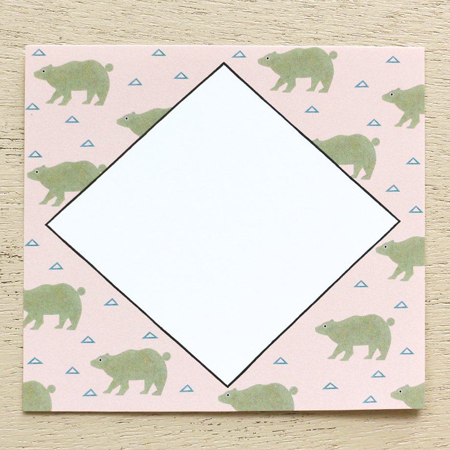 chihiro yasuhara Block Memo - ANIMAL - cozyca products - Default Title by Techo Treats Stationery