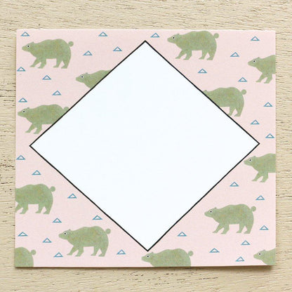 chihiro yasuhara Block Memo - ANIMAL - cozyca products - Default Title by Techo Treats Stationery
