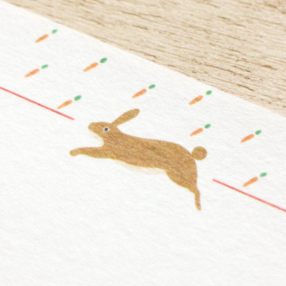 chihiro yasuhara Letter Pad - ANIMAL - cozyca products - Default Title by Techo Treats Stationery