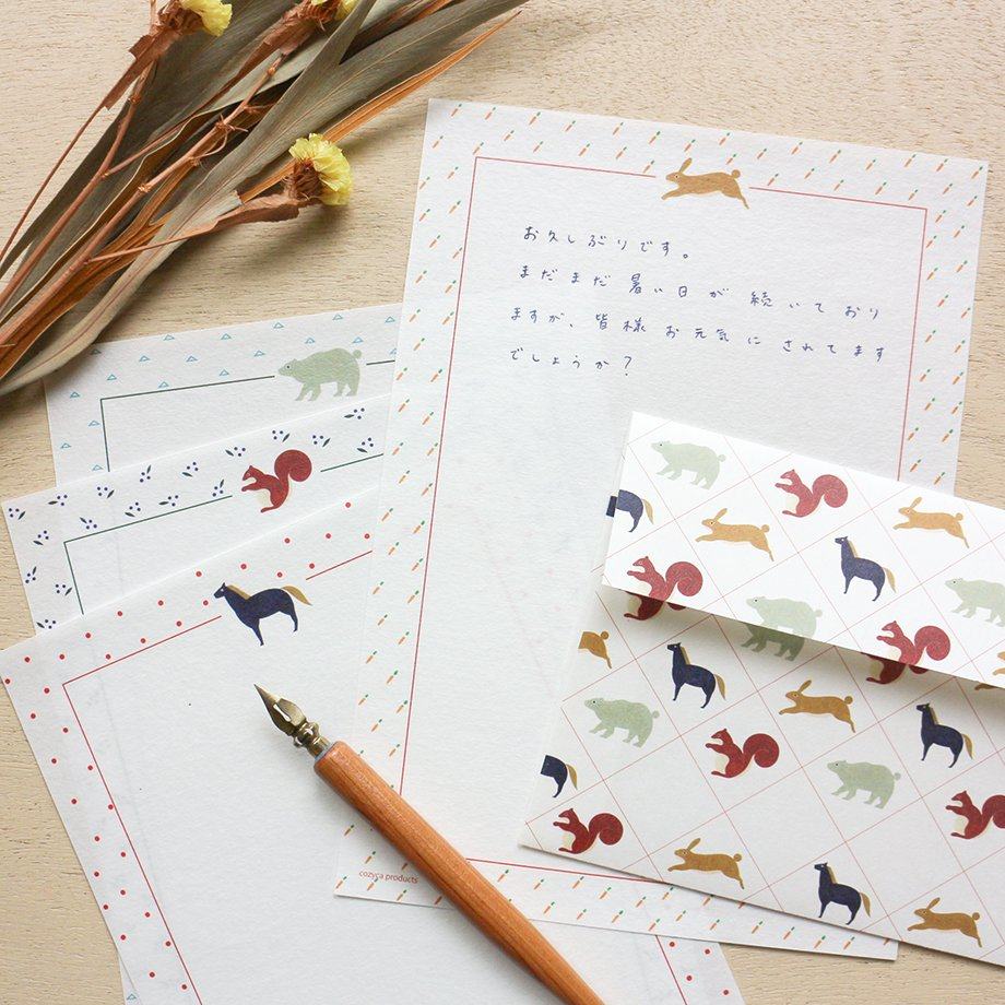 chihiro yasuhara Letter Pad - ANIMAL - cozyca products - Default Title by Techo Treats Stationery
