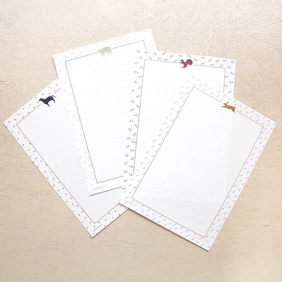 chihiro yasuhara Letter Pad - ANIMAL - cozyca products - Default Title by Techo Treats Stationery