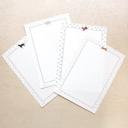 chihiro yasuhara Letter Pad - ANIMAL - cozyca products - Default Title by Techo Treats Stationery
