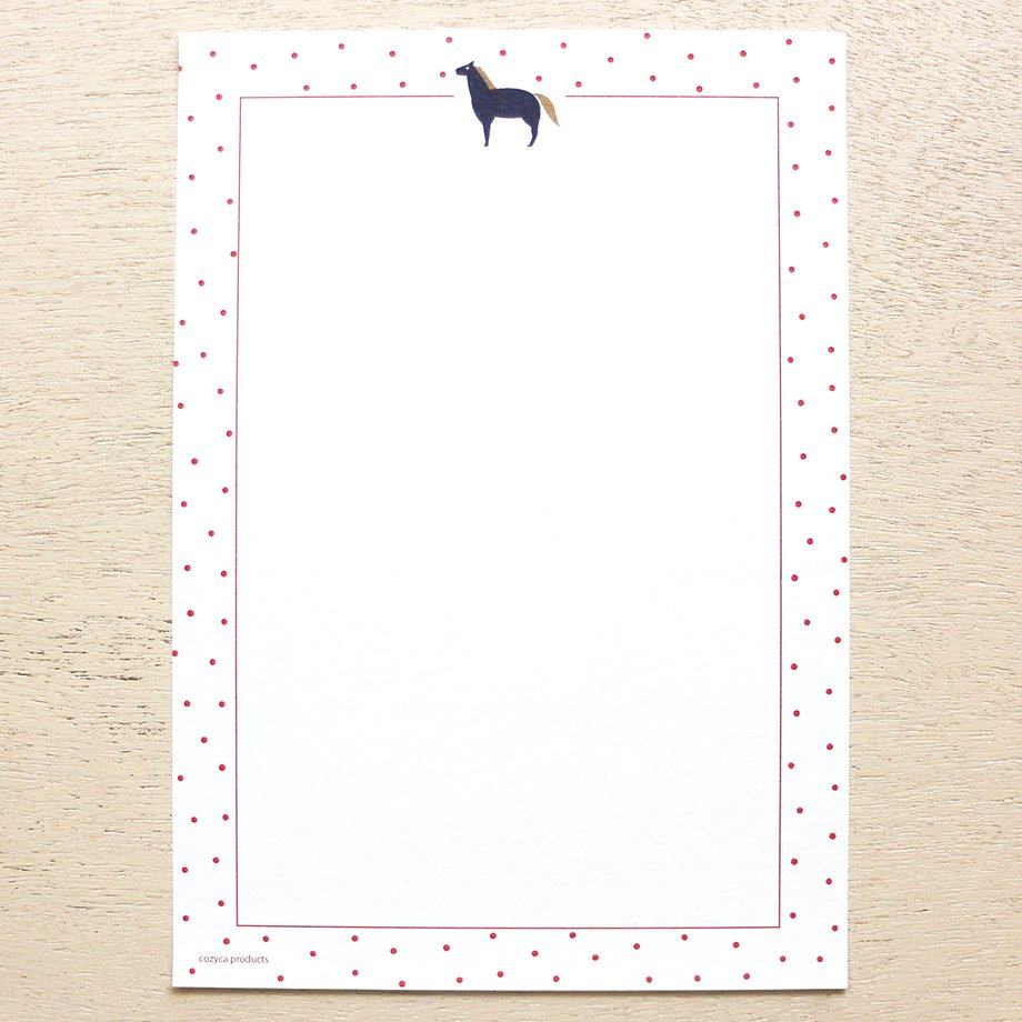 chihiro yasuhara Letter Pad - ANIMAL - cozyca products - Default Title by Techo Treats Stationery