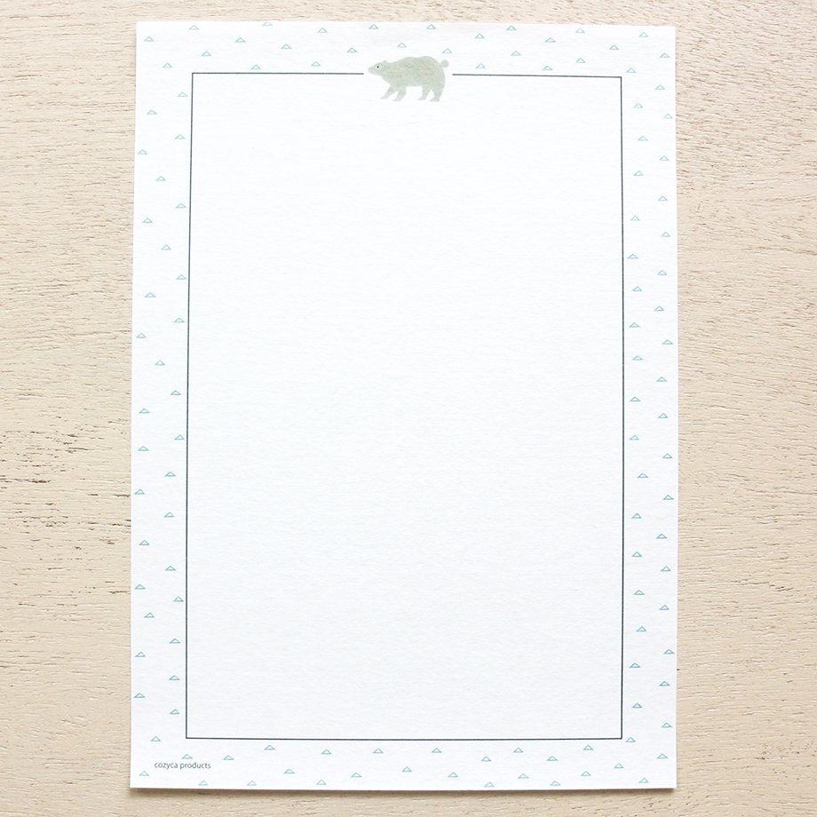 chihiro yasuhara Letter Pad - ANIMAL - cozyca products - Default Title by Techo Treats Stationery
