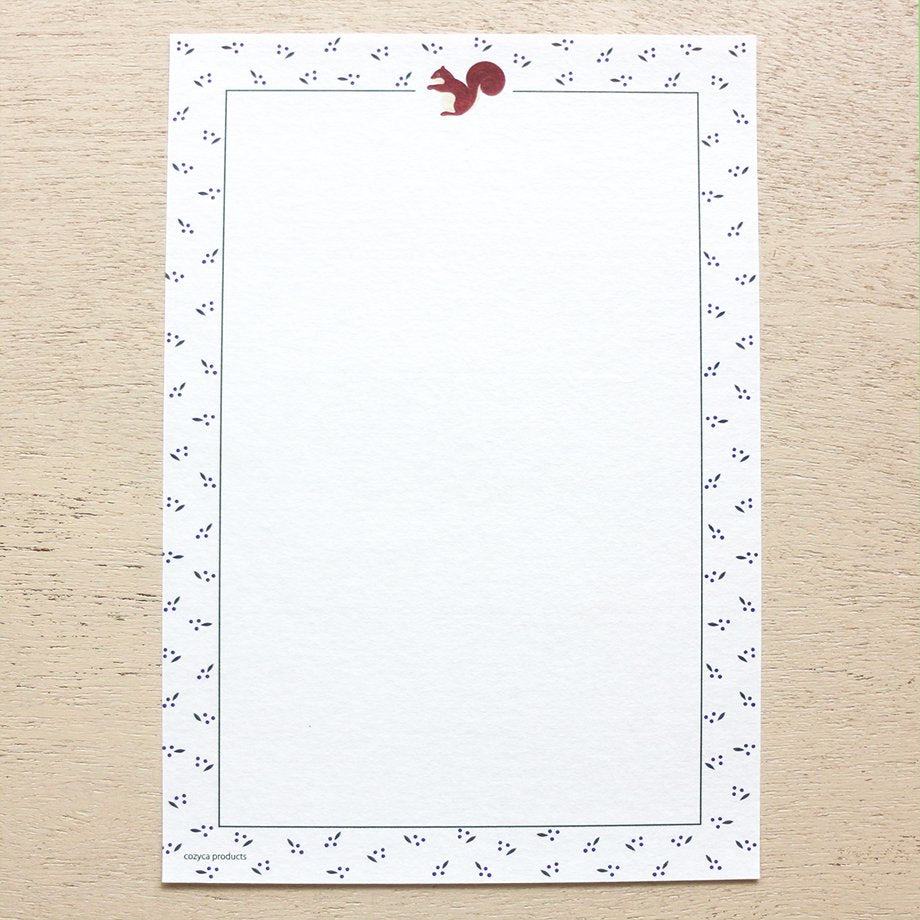 chihiro yasuhara Letter Pad - ANIMAL - cozyca products - Default Title by Techo Treats Stationery