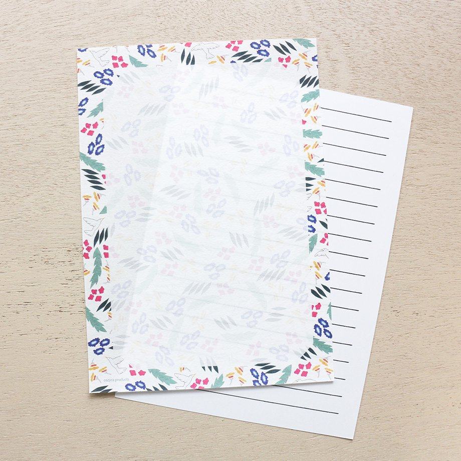 chihiro yasuhara Letter Pad - BOTANICAL - cozyca products - Default Title by Techo Treats Stationery