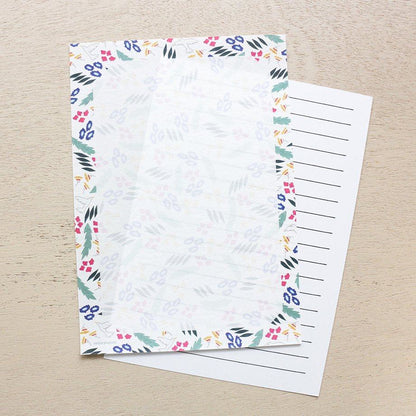 chihiro yasuhara Letter Pad - BOTANICAL - cozyca products - Default Title by Techo Treats Stationery