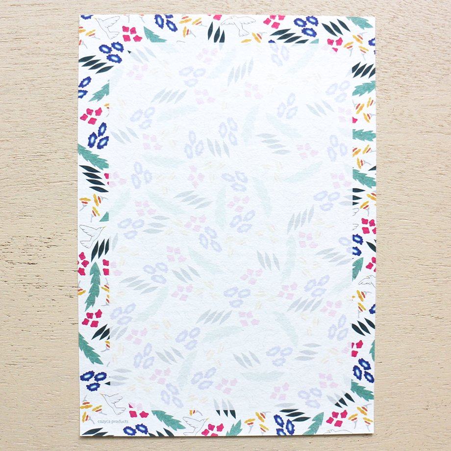 chihiro yasuhara Letter Pad - BOTANICAL - cozyca products - Default Title by Techo Treats Stationery