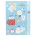 Chiikawa A4 Die-cut 5-Pocket Clear File - Relaxing - Sun-Star Stationery - Default Title by Techo Treats Stationery