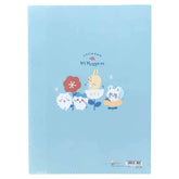 Chiikawa A4 Die-cut 5-Pocket Clear File - Relaxing - Sun-Star Stationery - Default Title by Techo Treats Stationery
