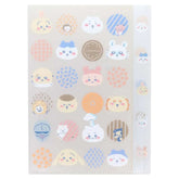 Chiikawa A4 Die-cut Clear File 5P - Okao - Techo Treats