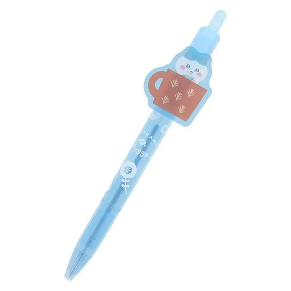 Chiikawa Acrylic Clip 0.5mm Ballpoint Pen (Black) - Hachiware - Sun-Star Stationery - Default Title by Techo Treats Stationery