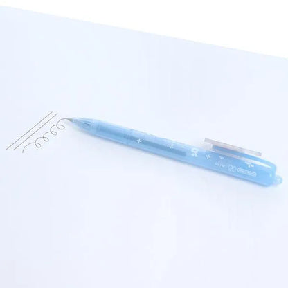 Chiikawa Acrylic Clip 0.5mm Ballpoint Pen (Black) - Hachiware - Sun-Star Stationery - Default Title by Techo Treats Stationery