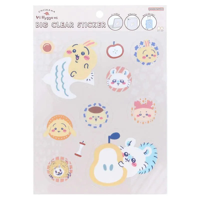 Chiikawa Big Clear Sticker - Beige - Sun-Star Stationery - Default Title by Techo Treats Stationery