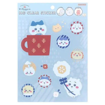 Chiikawa Big Clear Sticker - Blue - Sun-Star Stationery - Default Title by Techo Treats Stationery