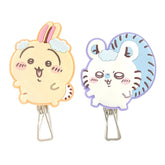 Chiikawa Hanger Clip (2 pcs) - Usagi & Momonga - SHOBIDO - Default Title by Techo Treats Stationery