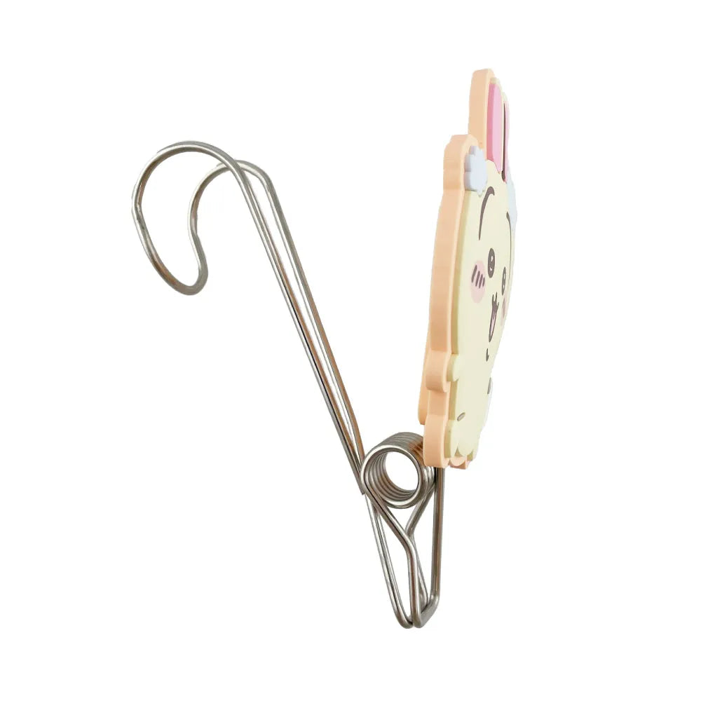 Chiikawa Hanger Clip (2 pcs) - Usagi &amp; Momonga - Techo Treats